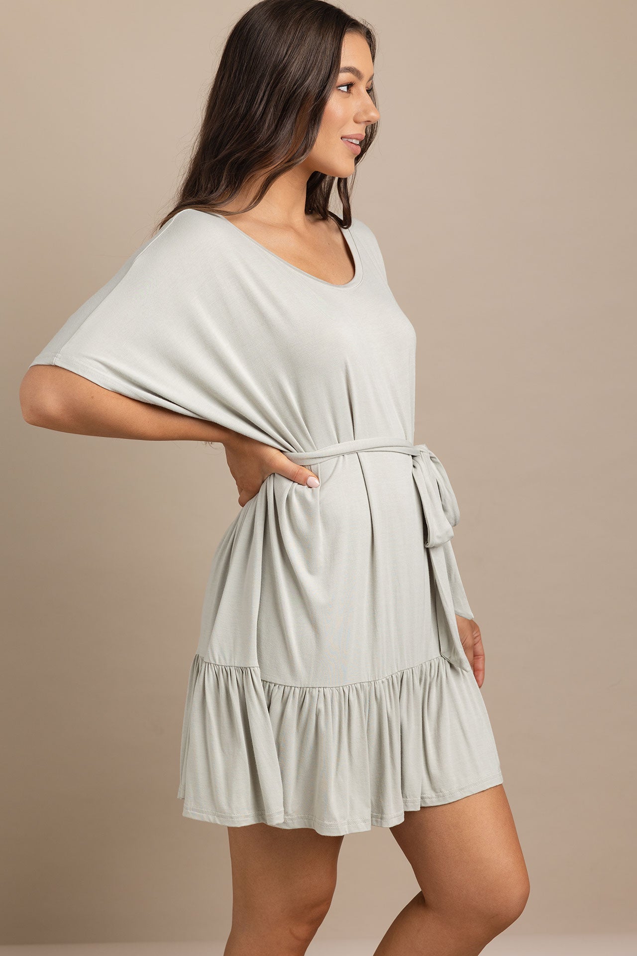 Square Dress - Sage Bamboo