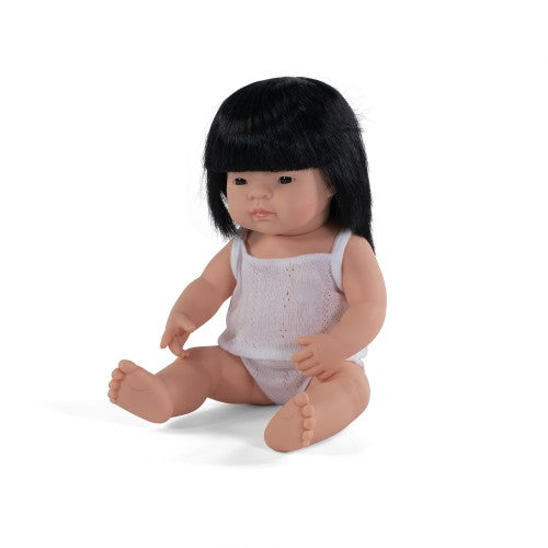 Miniland Doll -  Asian Girl, 38 cm