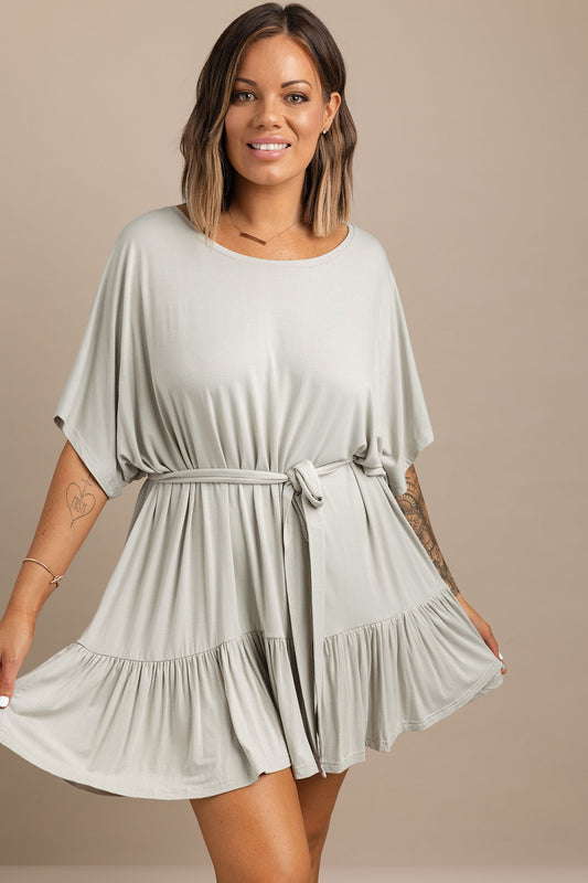 Square Dress - Sage Bamboo