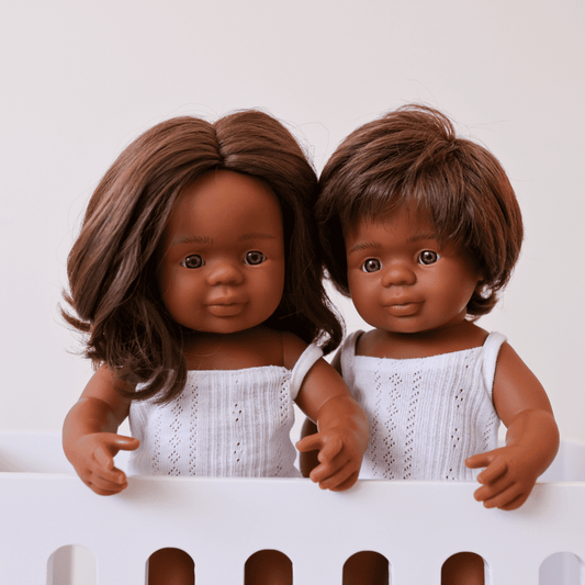 Miniland Doll - Australian Aboriginal Girl, 38 cm